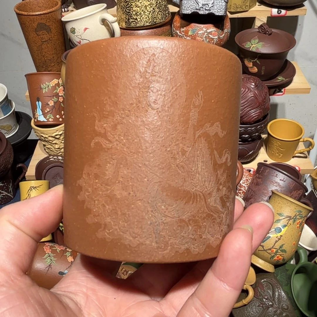 紫砂茶杯x***u宜兴紫砂主人杯