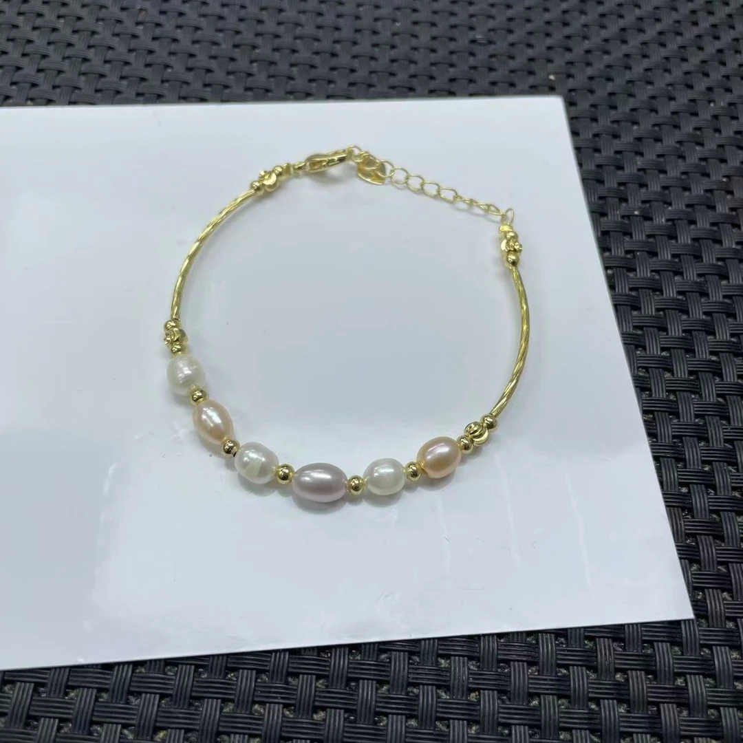 彩色珍珠5m手链-1WQ1314