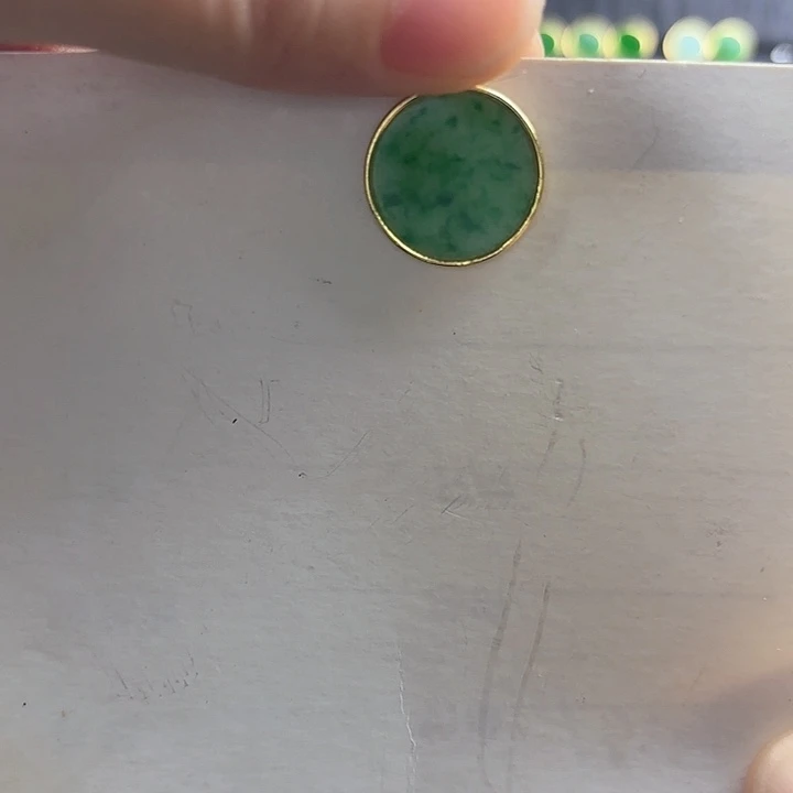 翡翠银S925镶嵌吊坠(不含链)特价