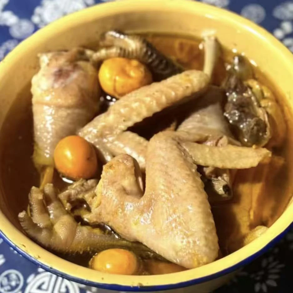 无锡古法吊鸡露干蒸鸡黄油老母鸡散养新鲜活杀鲜蒸加热即食炖汤
