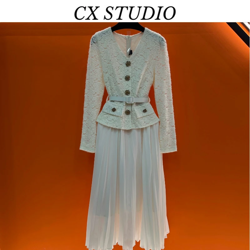 编码01 经典收腰轻奢时尚春季连衣裙（定制女装）S1684