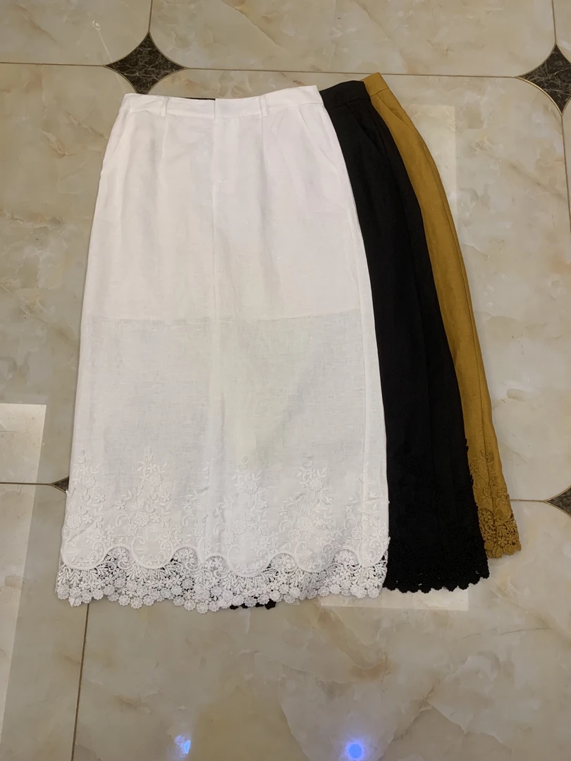 276197 高腰A型中裙成人中长裙半身裙半裙时尚百搭打底夏季半裙