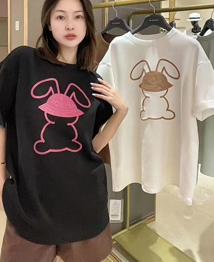 港味上衣时尚印花设计休闲风百搭T恤