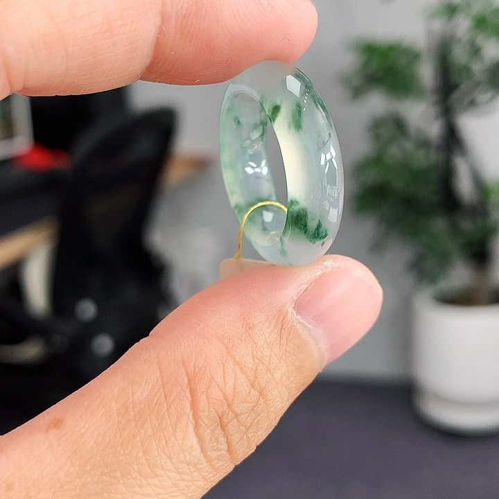 翡翠未镶嵌戒指12-13号