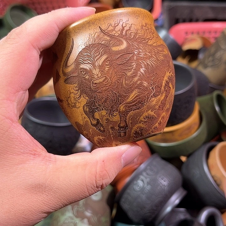 茶杯紫砂全手工紫砂主人杯