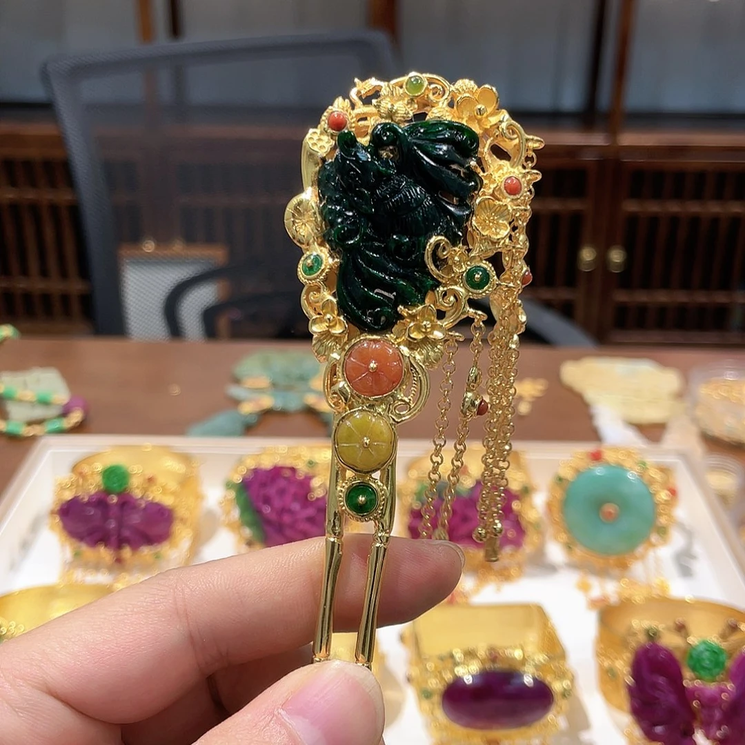 锦纶铁合金发簪发饰