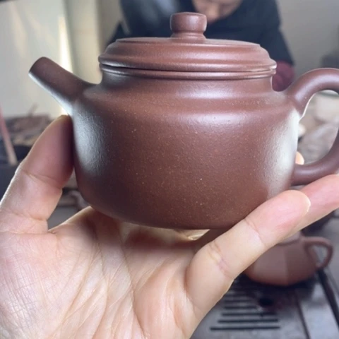 紫砂茶壶꧁****原万广底槽清德钟200cc