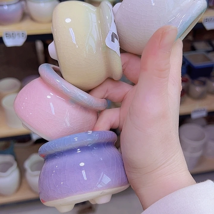 红陶陶瓷花盆单场满12包邮