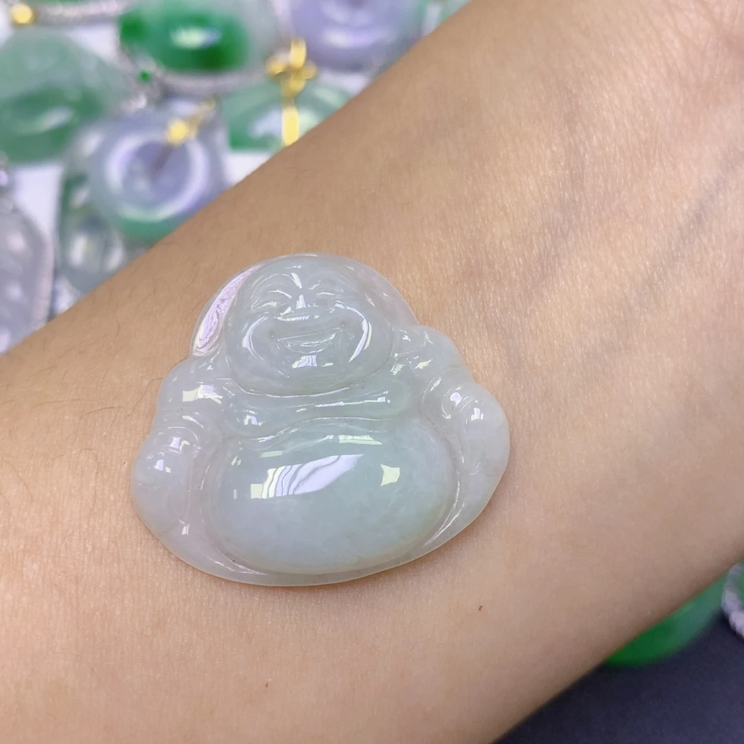 翡翠未镶嵌颈饰天然缅甸翡翠a货百元以上9元证书费自理