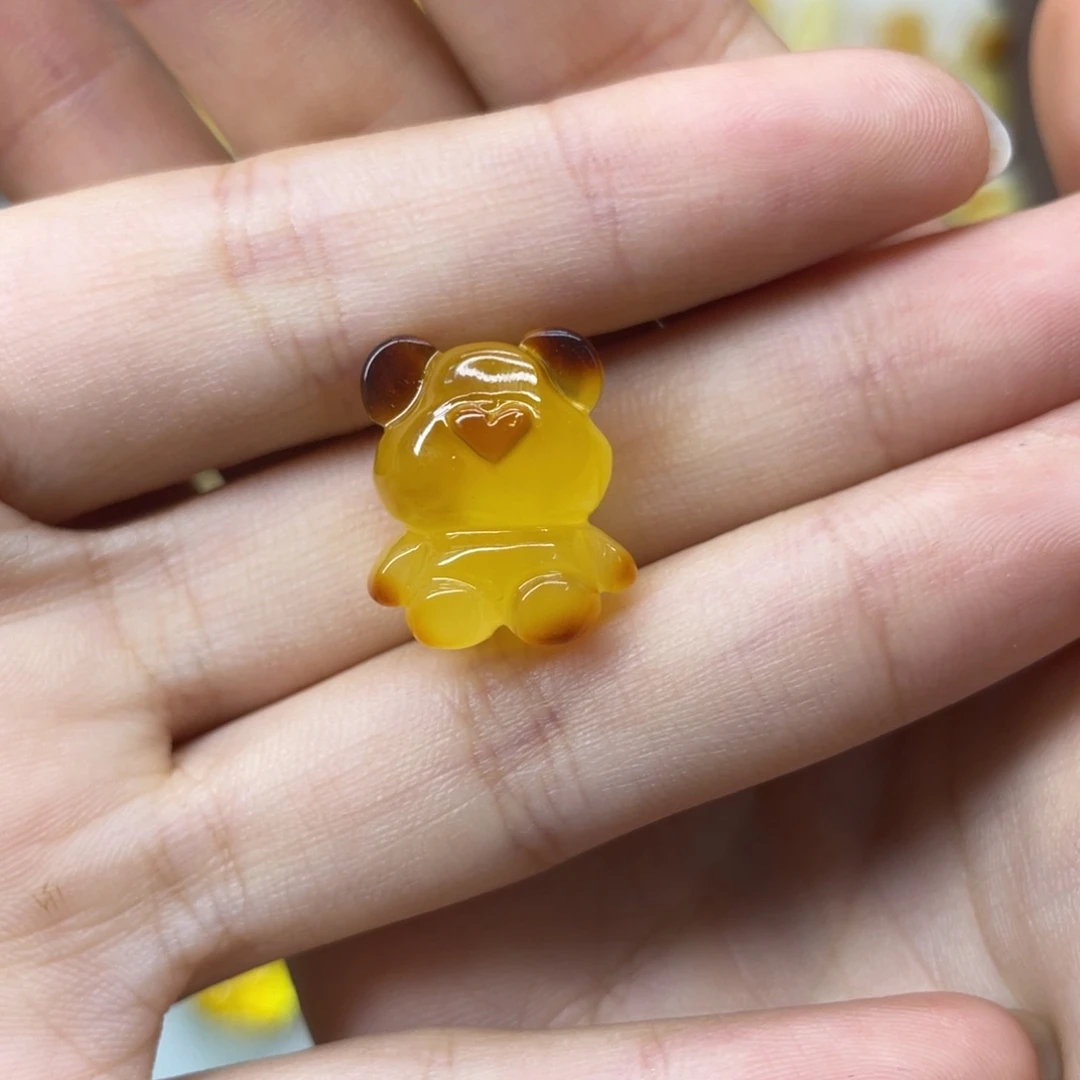 未镶嵌琥珀裸石小****唯小熊