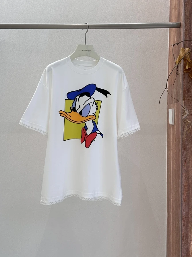 深圳南油高品#kimss家#25年新款唐老鸭印花简约T恤