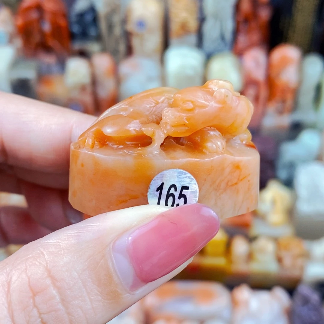 老挝石印石手工篆刻包邮包刻自定义内容