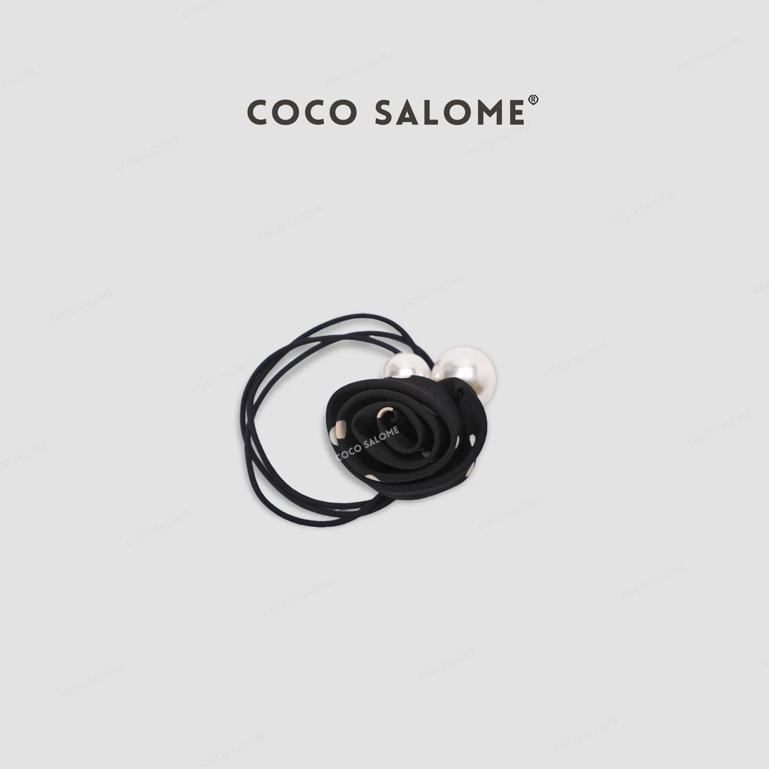 COCO SALOME【黑玫瑰】简约甜美气质百搭发绳