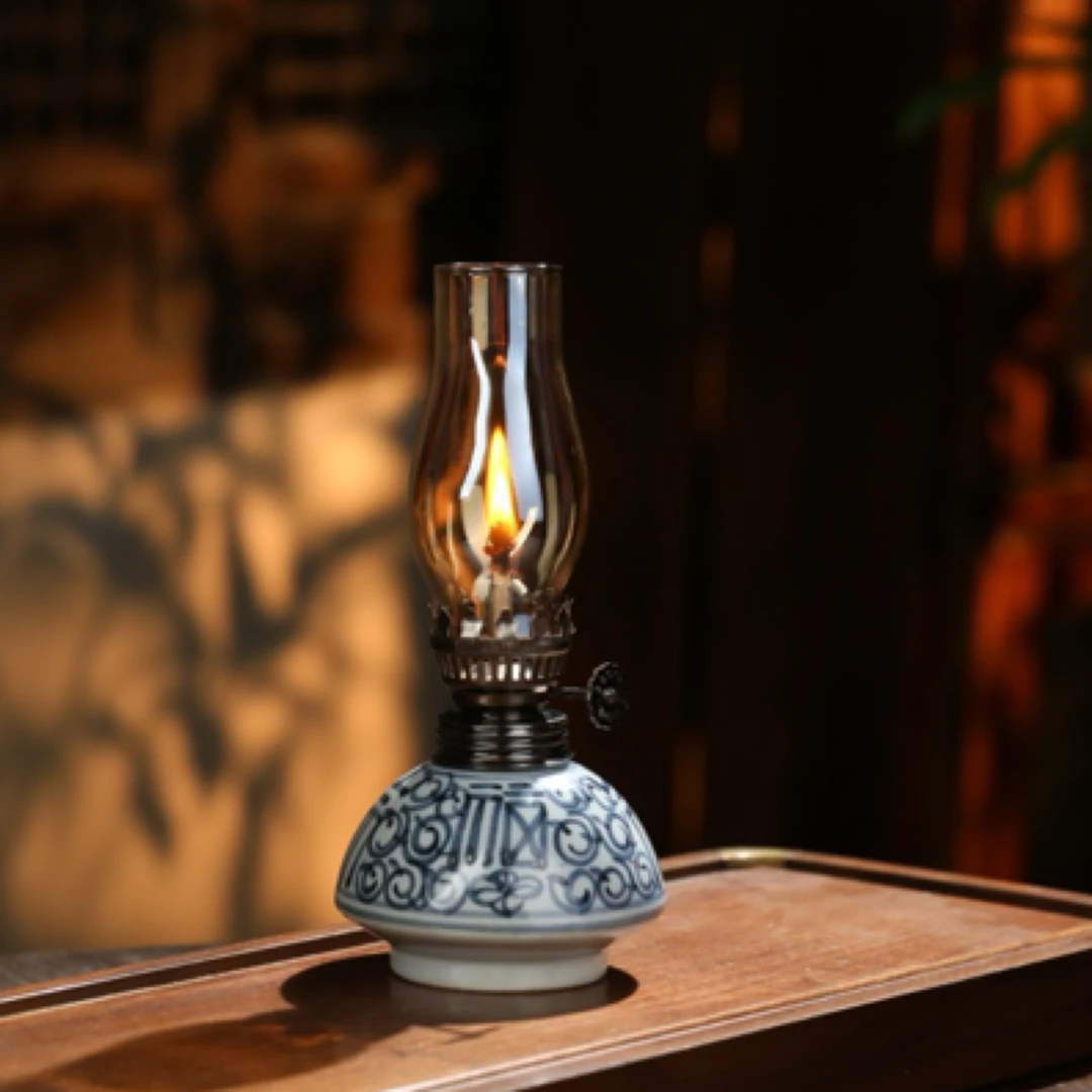 油灯 景德镇手工复古氛围灯