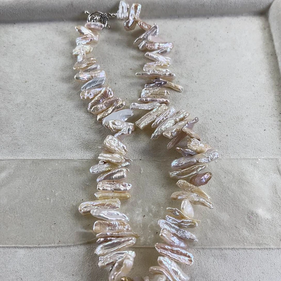 淡水珍珠未镶嵌项链【纯恬】