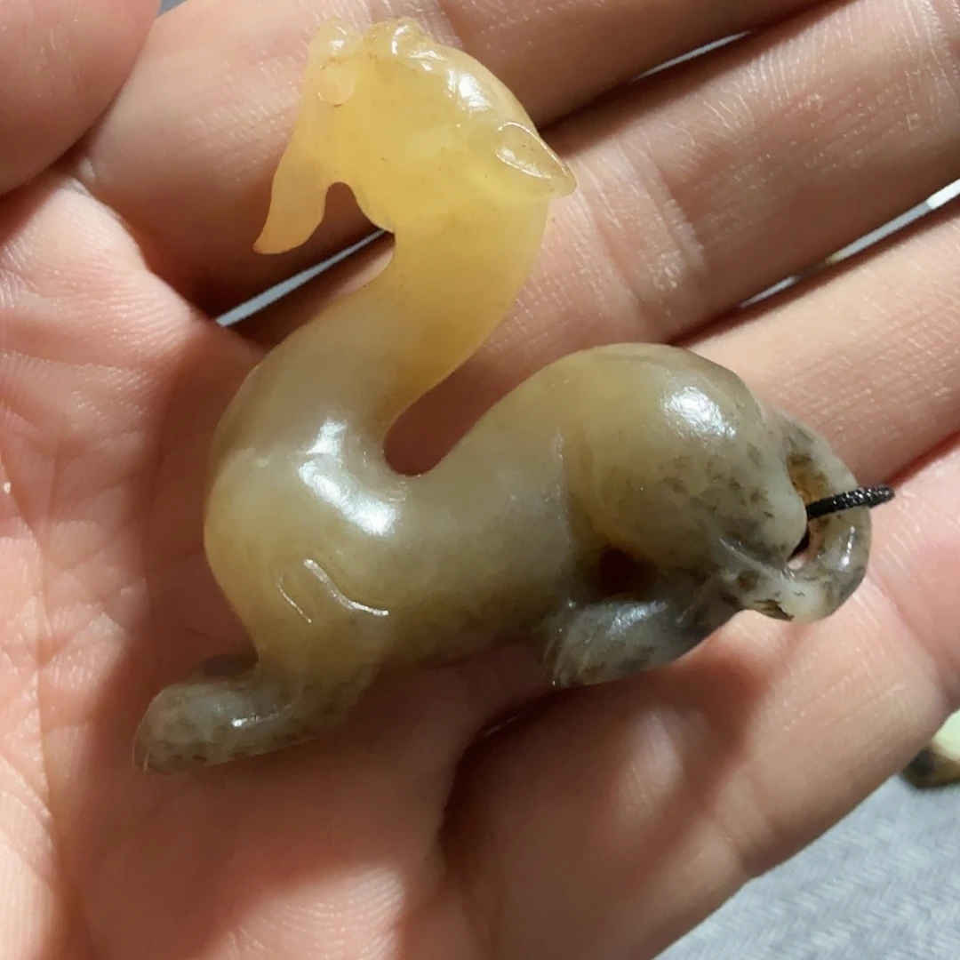 和田玉挂件未镶嵌天****茶