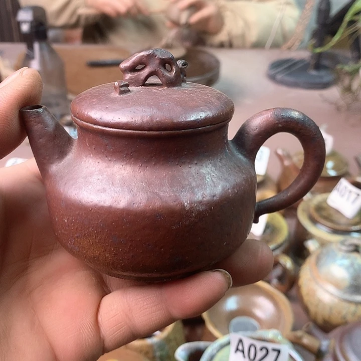 紫砂茶壶纯自然高温裸柴烧