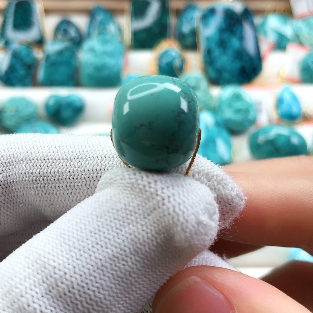 绿松石未镶嵌车挂直径17