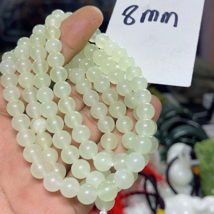 蛇纹石玉项链未镶嵌