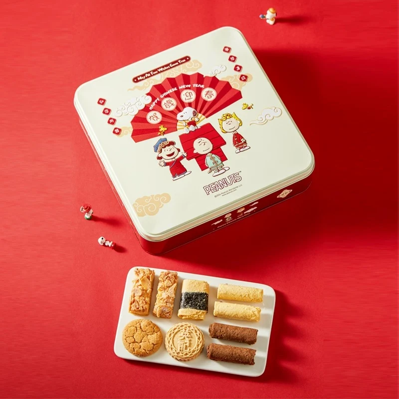 【2025年3月】澳门进口英记SNOOPY贺年糕点礼盒323g