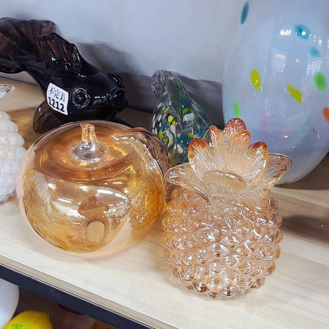 1苹果1菠萝 家悦琉璃工艺品