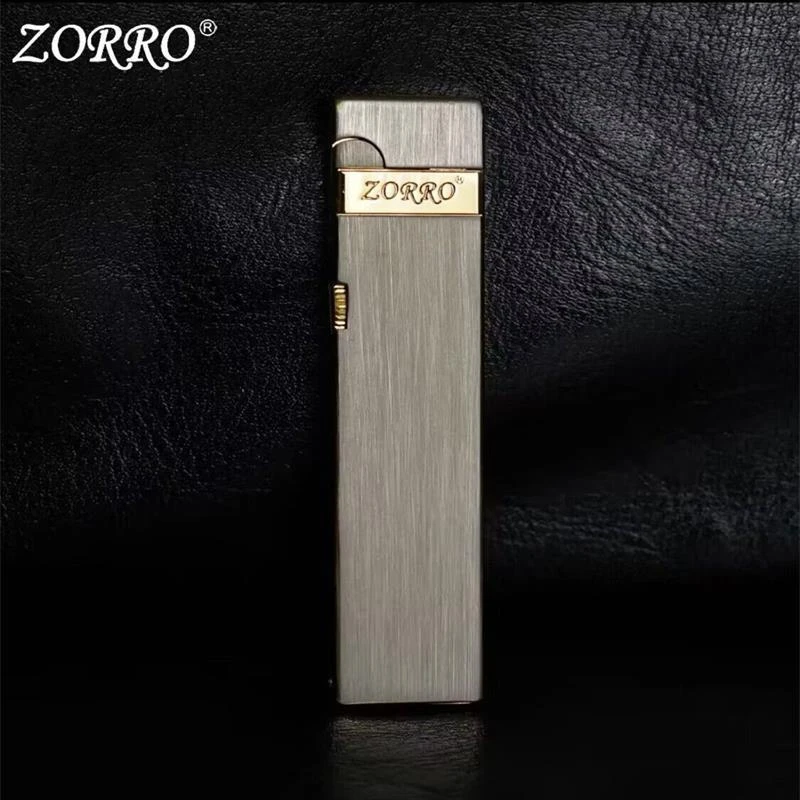ZORRO佐罗煤油打火机女用细长条小巧超薄迷你高颜值个性定制礼物