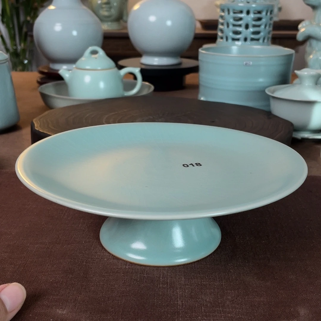 瓷微瑕简包018原矿汝瓷当代