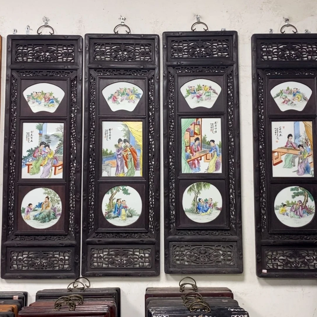 瓷1.2*36*4景德镇瓷板画柴窑烧制