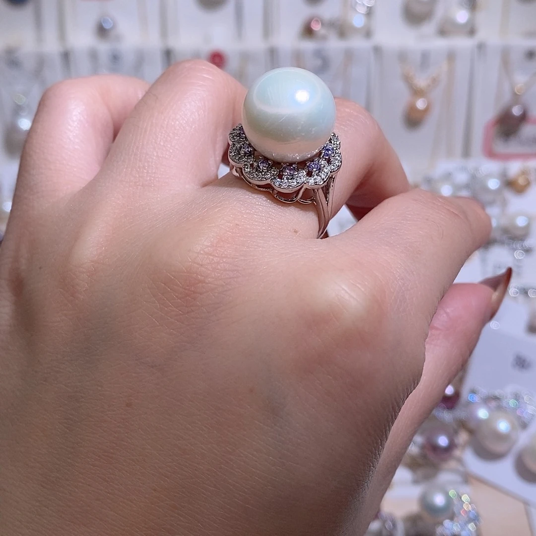 戒指淡水珍珠未镶嵌w14.7