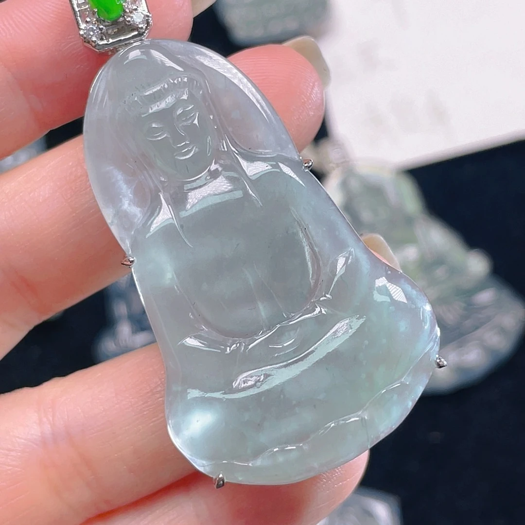 颈饰未镶嵌翡翠6，