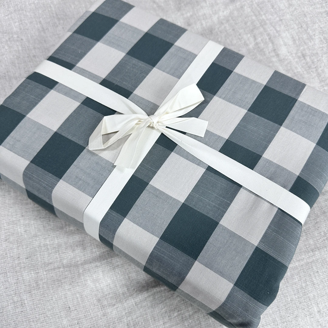 【少爷专属】绿色方格四件套 220*240