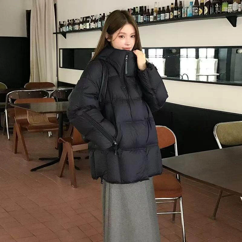 太好看了 90 冬季新韩版中长款设计加厚宽松时尚休闲保暖羽绒服