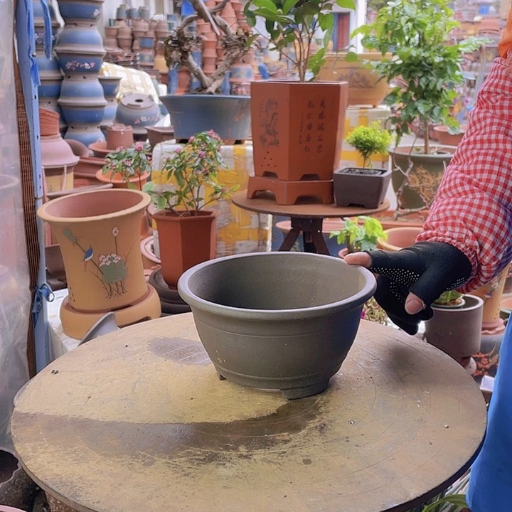 紫砂宜兴紫砂花盆花盆2