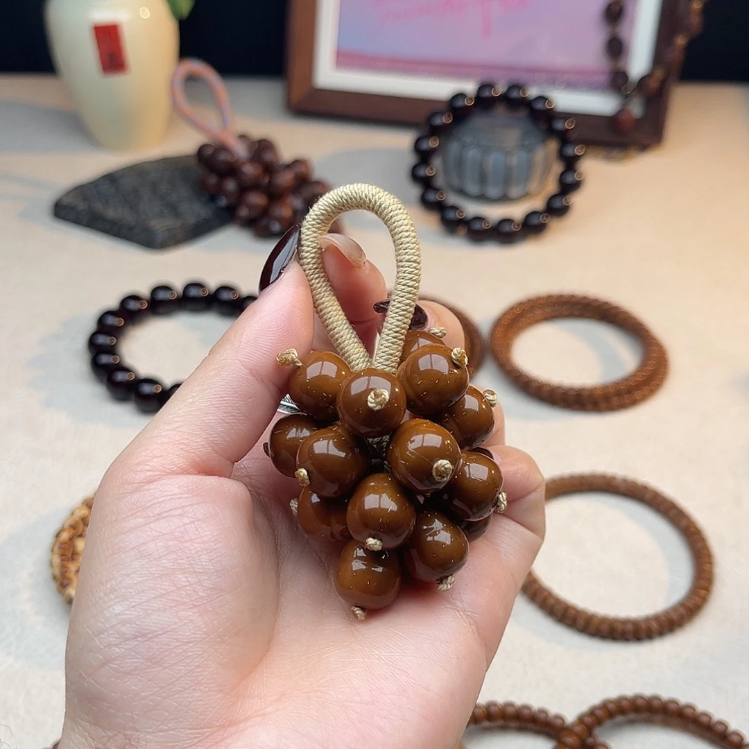 手串紫金鼠玻璃瓷发财葫芦葡萄串