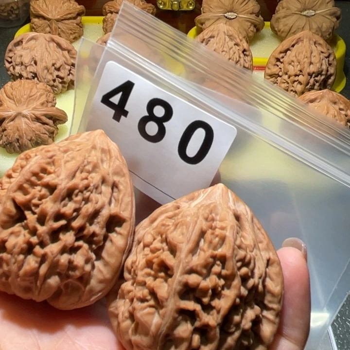 一***画把件文玩核桃凤凰40