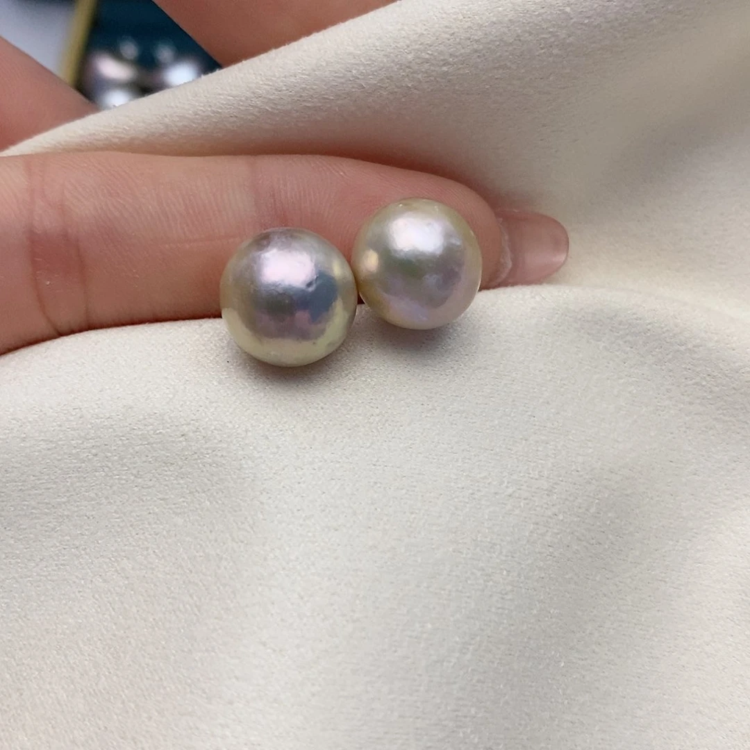 【闪购商品】淡水珍珠耳饰银S925镶嵌多样性发其一
