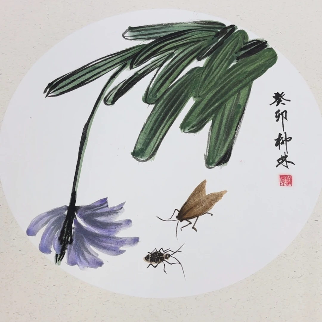 国画50-50卡纸作品艺