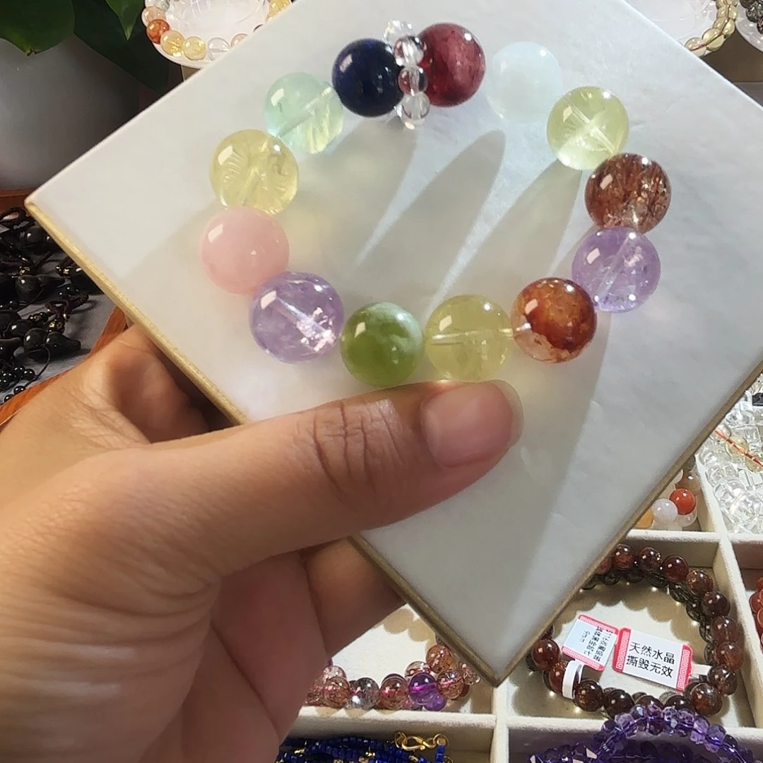 未镶嵌手链水晶手串