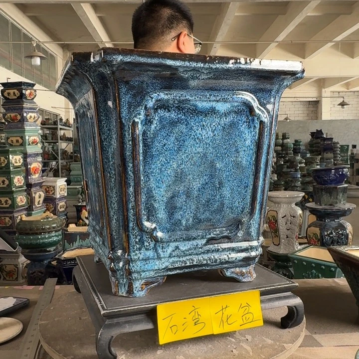 。一风堂石湾花盆 内28*29