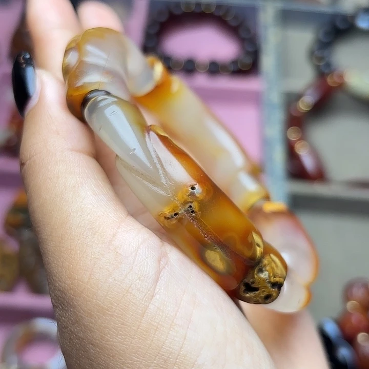玛瑙/玉髓手链未镶嵌