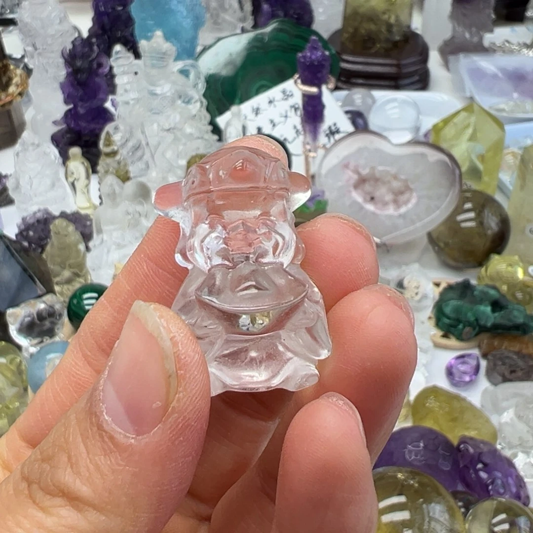 水晶水晶摆件未镶嵌安*