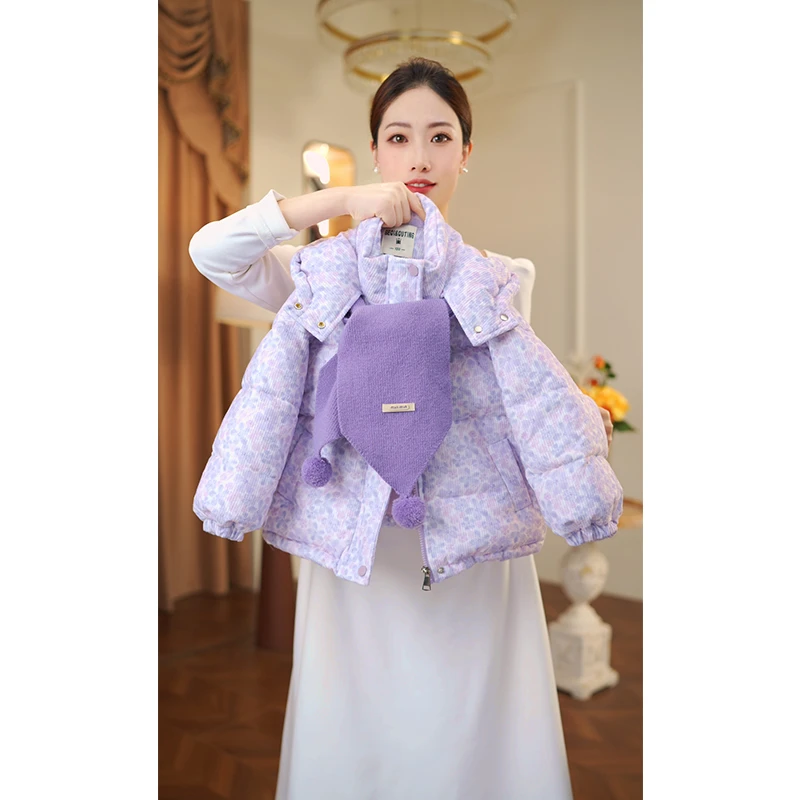 女童棉服冬装2025新款棉衣儿童冬季外套加厚棉袄上衣3680-