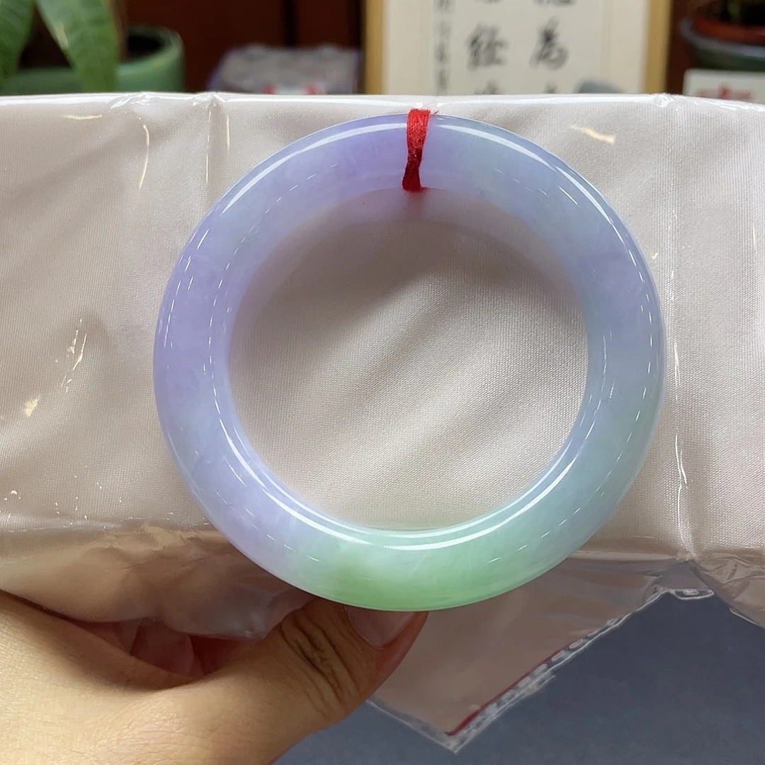 翡翠未镶嵌手镯43号