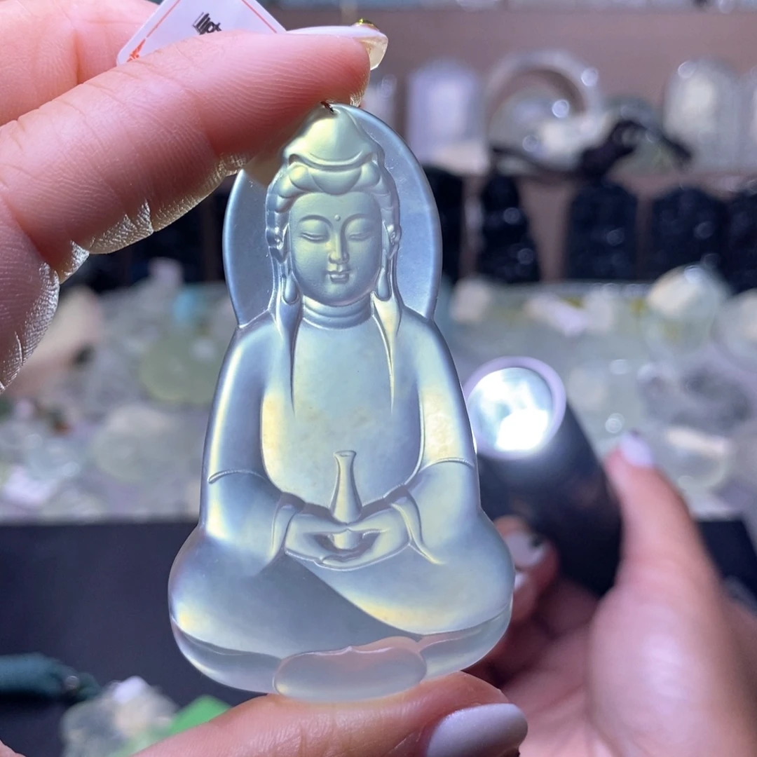 小***哥蛇纹石玉未镶嵌颈饰