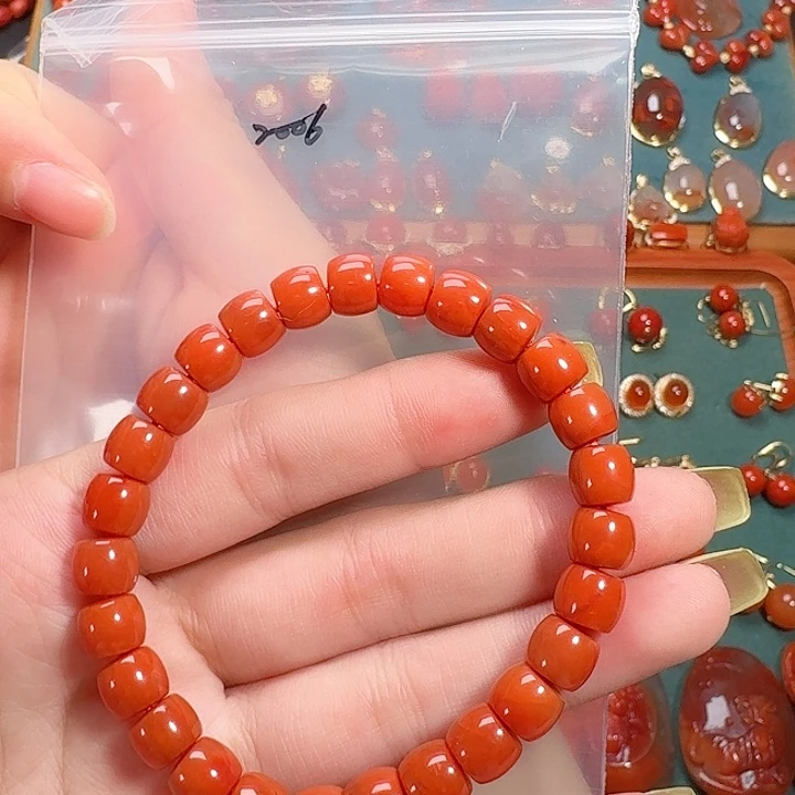 南红玛瑙未镶嵌8+单圈