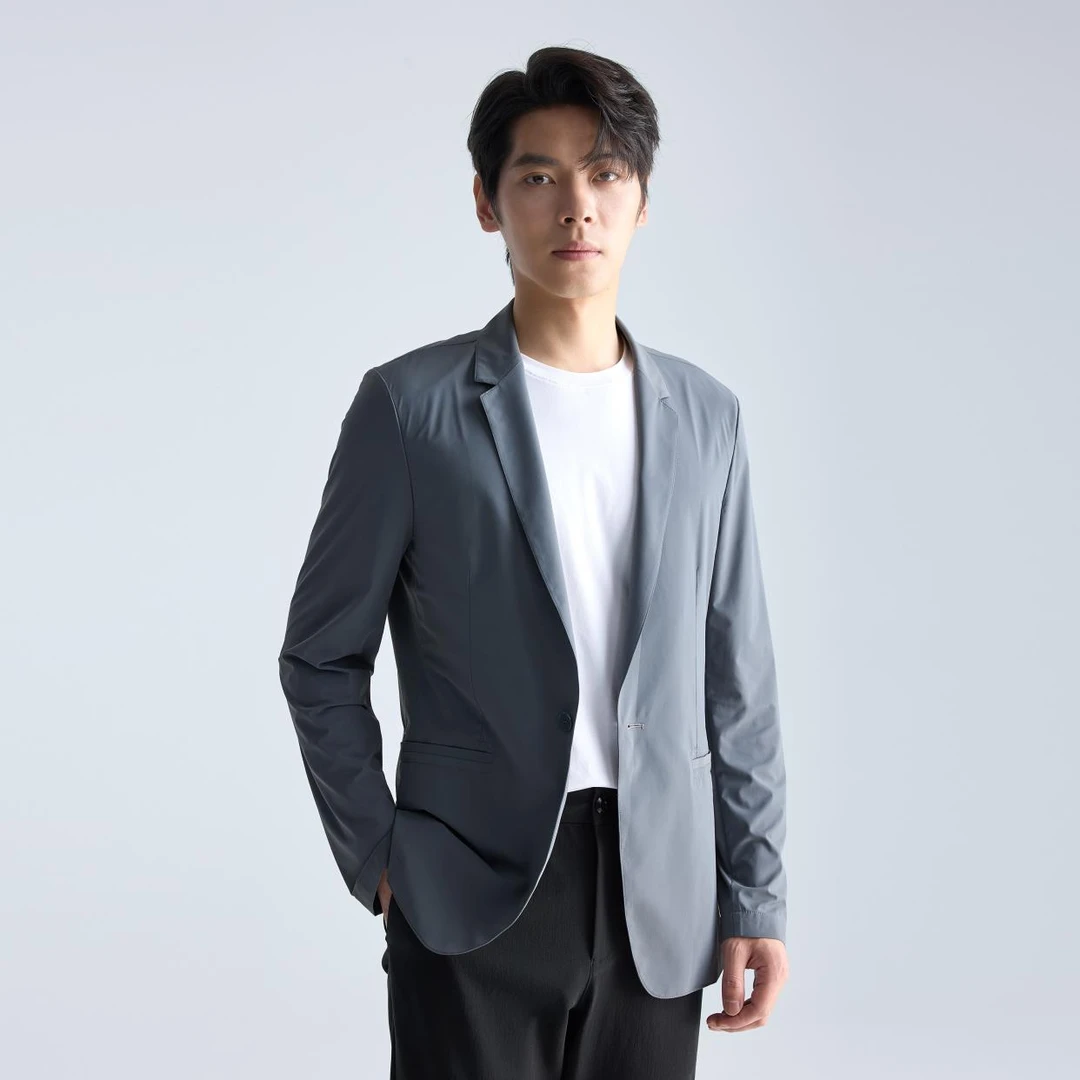 利郎【速干机洗单西】商务男休闲夏季西服防晒空调服薄款外套311