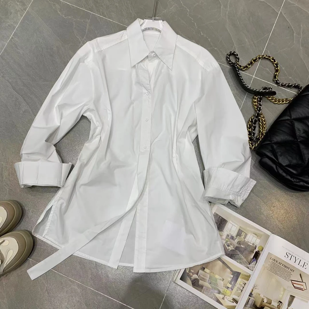 Z.X 褶皱设计款长袖衬衣 8339（C7）