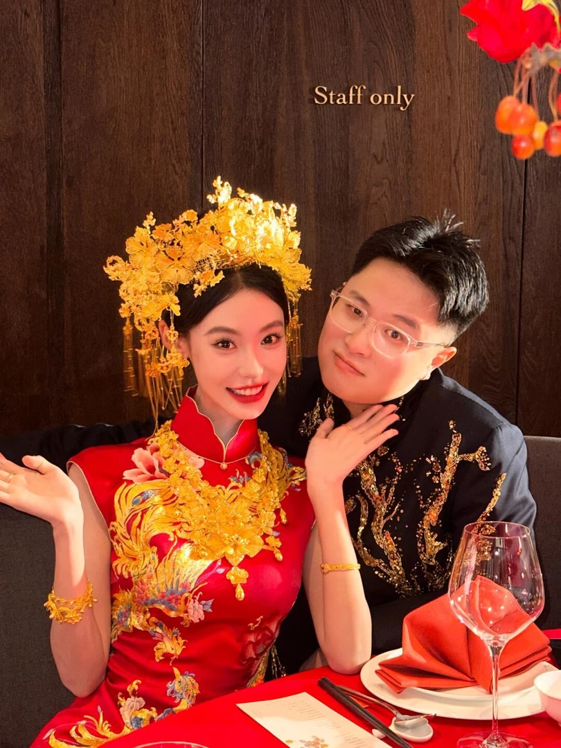 鳳喆足金凤冠设计师款九龙九凤