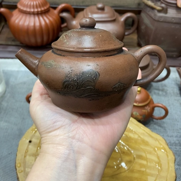 福***雕茶宠紫砂宜兴紫砂