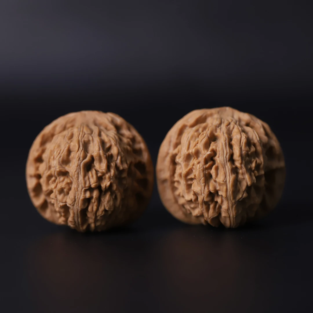 YC1229-51 【核老闷】涞水溯源麻核桃专场文玩核桃手把件